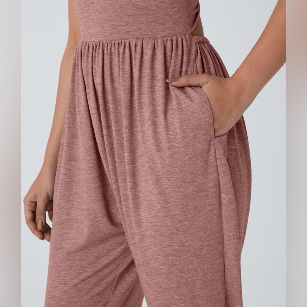 Halara Harem Casual Jumpsuit with Pocket-Easy Peezy Edition Size L NWT - Picture 6 of 12